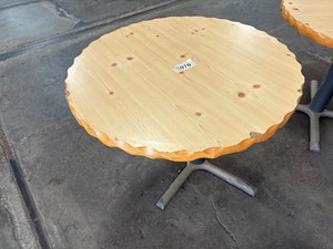 Wood top table