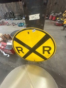 Railroad crossings sign
