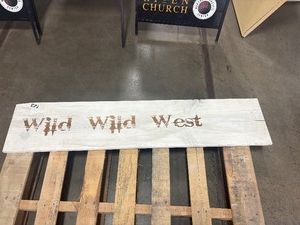 Wild West signage