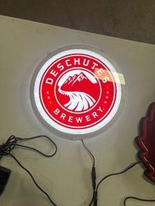 Deschutes brewing light up sign