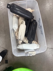 Lot of dock bumpers