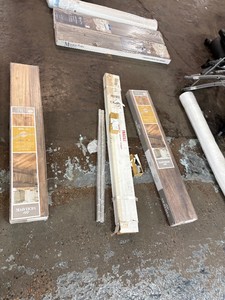 New in Box vinyl flooring and floor padding