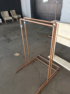 Copper pipe stands