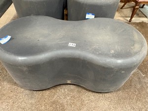 Composite material seating