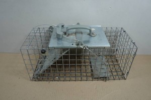 Havahart Galvanized Live Trap - 17x8x8