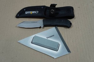 Camillus Fixed Blade Knife and Sharpener