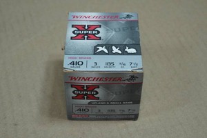 25 Winchester Super-X .410 Bore 3 7-12 Shot High Brass Shotshells
