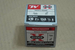 25 Winchester Super-X .410 Bore 2-12 6 Shot Shotshells