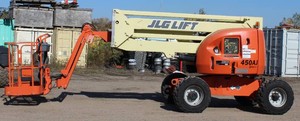 JLG 450 AJ Telescopic articulating Boom Lift With Jeb