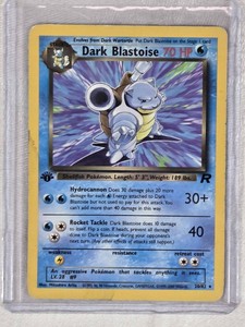 Dark Blastoise Pokemon #2082 - 1st Edition