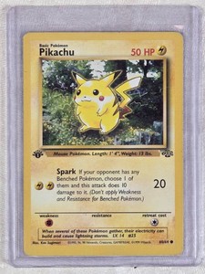 Pikachu 1999 Pokemon 1st Edition #6064
