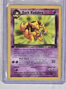 Dark Kadabra 2000 #3982 -  1st Edition Pokemon Trading Card