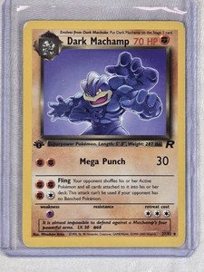 Dark Machamp 2000 Pokemon 1st Edition #2782