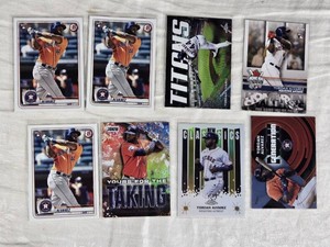 Lot of Yordan Alvarez Rookie and Insert Cards
