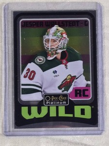Jesper Wallstedt Rookie Insert 2024-25 O-Pee-Chee Platinum #R69 - Minnesota Wild Hockey Card