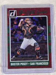 Buster Posey 2017 Donruss The Elite Series Holo #ES-22 and Numbered 11149 - San Francisco Baseball Card