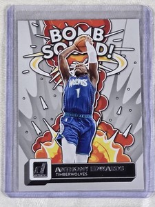 Anthony Edwards 2022-23 Panini Donruss Bomb Squad Insert #1 - Minnesota Timberwolves Basketball Card