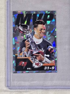 Tom Brady 2021 Panini Mini Cracked Ice MVP #22 - Tampa Bay Buccaneers Football Card