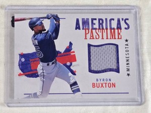 Byron Buxton 2022 Panini Chronicles Americas Pastime Jersey Relic #APS-BB - Minnesota Baseball Card