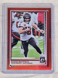 Baker Mayfield 2025 Panini Donruss Optic Prizm #148 and Numbered 26149 - Tampa Bay Buccaneers Football Card