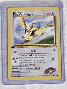 Kogas Pidgey 2000 #80132 1st Edition - Pokemon Trading Card