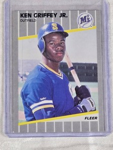 Ken Griffey Jr. Rookie 1989 Fleer #548 - Seattle Mariners Baseball Card