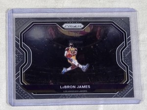 LeBron James 2020-21 Panini Prizm Kobe Dunk Tribute #1 - Los Angeles Lakers Basketball Card
