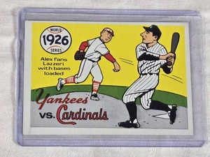 1968 Fleer Laughlin #23 - 1926 World Series