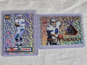 Lot of 2 Troy Aikman Premium Inserts