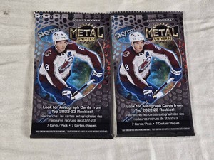 Lot of 2 Unopened Packs of 2022-23 Metal Universe Hockey