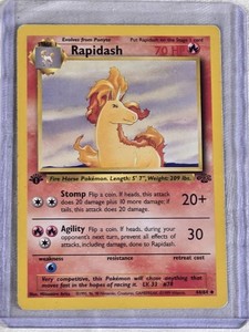 Rapidash 1999 1st Edition #4464 - Pokemon Trading Card
