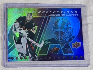 Jesper Wallstedt Rookie 2024-25 Upper Deck Triple Dimensions Foil #RR-15 - Minnesota Wild Hockey Card
