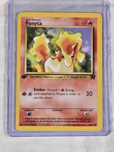 Ponyta 2000 Pokemon 1st Edition Trading Card