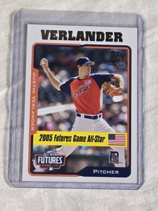 Justin Verlander Rookie 2005 Topps All-Star Futures #UH220 - Detroit Tigers Baseball Card