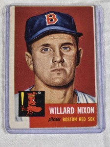 Willard Nixon 1953 Topps #30 - Boston Red Sox Vintage Baseball Card