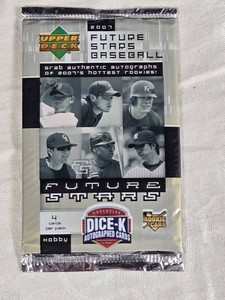 Unopened Pack of 2007 Upper Deck Future Stars Baseball Cards  - Possible Rookie Auto