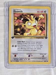 Meowth 2000 Pokemon Card - 1st Edition