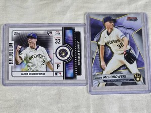 Lot of 2 Jacob Misiorowski Rookie Cards - Fastest Pitcher in MLB