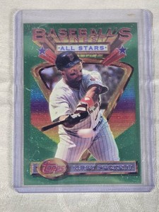 Kirby Puckett 1993 Topps Baseballs 1st Year of Finest All Stars #112 - Minnesota Twins Baseball Card