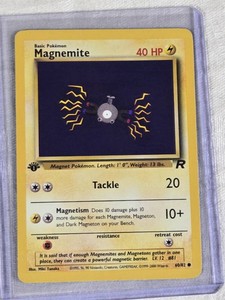 Pokemon Magnemite 1st Edition #6082 Trading Card