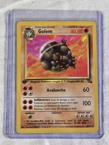 Golem 1999 Pokemon Card - 1st Edition