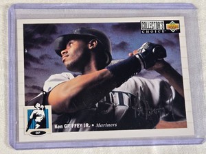 Ken Griffey Jr. 1993 Upper Deck Collectors Choice Silver Signature #117 - Seattle Mariners Baseball Card
