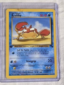 Krabby 1999 Pokemon Card #5162 - 1st Edition