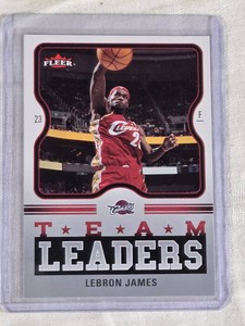 LeBron James 2006-07 Fleer Team Leaders #TL-11 - Cleveland Cavaliers Basketball Card