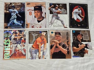 Lot of 8 PREMIUM Cal Ripken Jr. Baseball Cards.