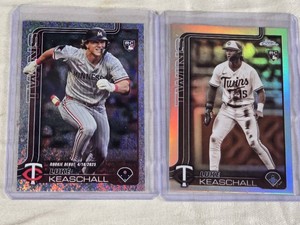 Lot of 2 Luke Keaschall Rookie Refractors
