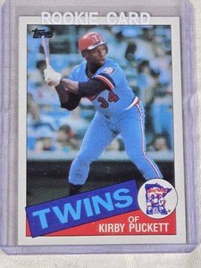 Kirby Puckett Rookie 1985 Topps #536 - Minnesota Twins Baseball Card Vintage