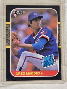 Greg Maddux Rookie 1986 Donruss Rated Rookie #36 - Chicago Cubs Baseball Card