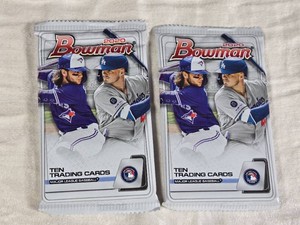 Lot of 2 Unopened Packs of Bowman 2020 Baseball