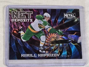 Kirill Kaprizov Rookie 2020-21 SkyBox Metal Universe Net Deposits Foil #ND-1 - Minnesota Wild Hockey Card